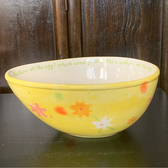 RARE - HTF Chicken or the Egg Department 56 Easter Egg Shaped Serving Bowl - Picture 10 of 16